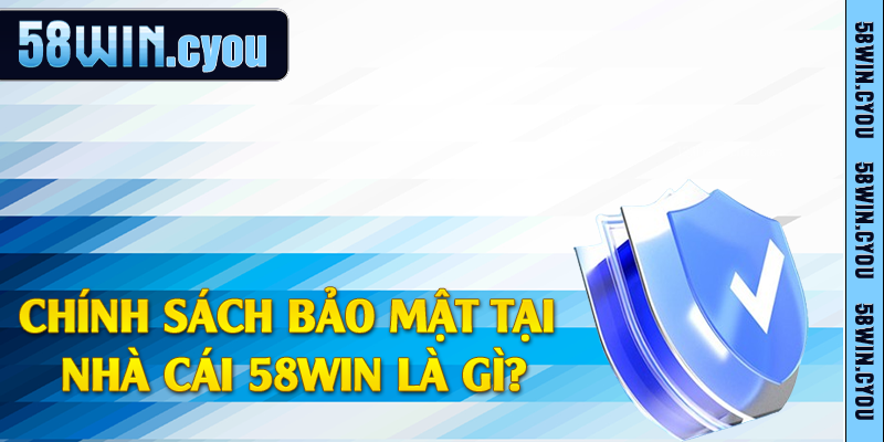 Chính sách bảo mật tại nhà cái 58win là gì?